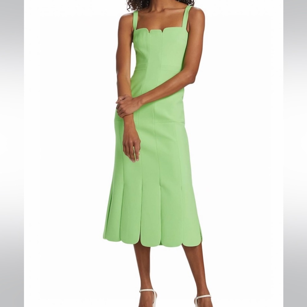 Alexis Midi Dress - Green